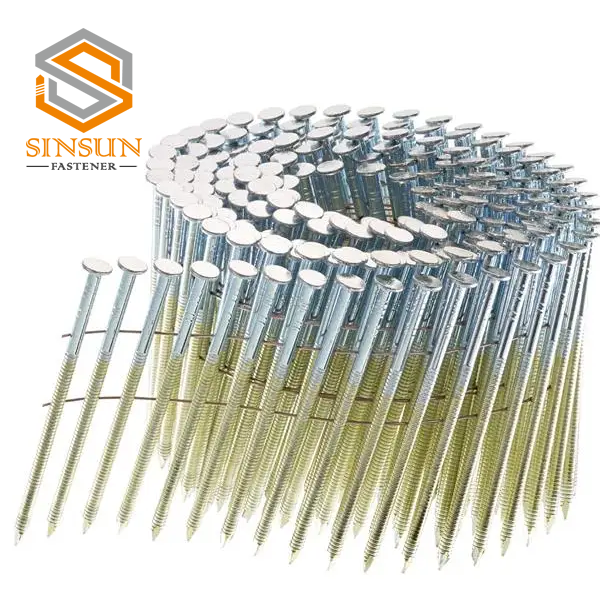 15 Degree Coil Roofing Nails