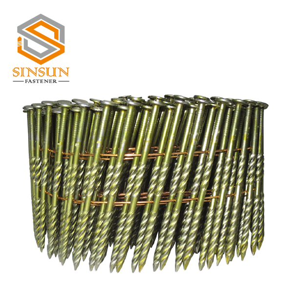 15-Degree Collated Wire Coil Pallet Nails