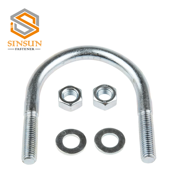 Round Bend Clamp with Hex Nuts