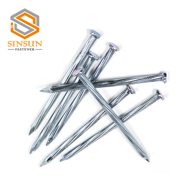 Concrete Nails with Bamboo Shank