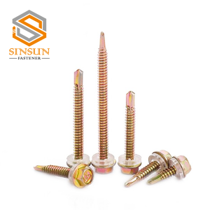 Stainless Steel Sealing Hex Washer Self-Drilling Screw
