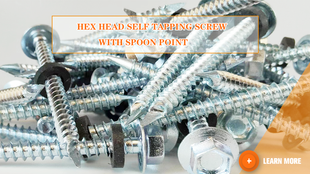 HEX HEAD SELF TAPPING SCREW  WITH SPOON POINT