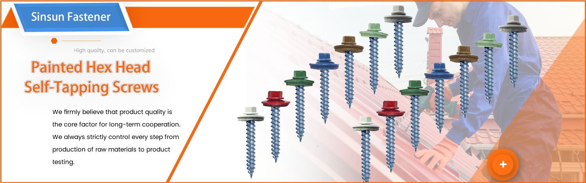Painted Hex Head Self-Tapping Screw