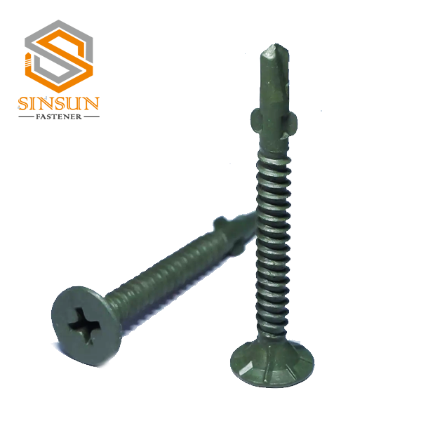 Self-Drilling Fiber Cement Board Screw with Wings