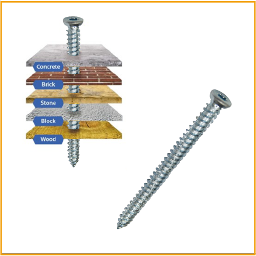 Zinc Plated Self tapping concrete screws