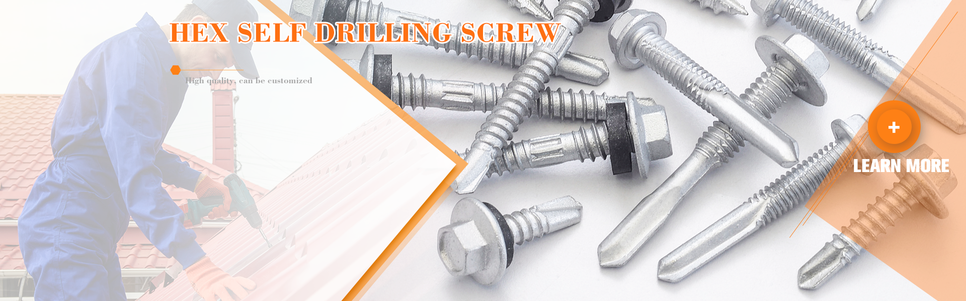 High corrosion-resistant hex head self drilling screw