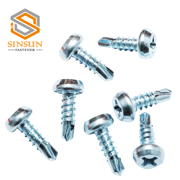 Self Drilling Screw is used to quickly drill into metal and wood, pilot hole and drill bit are not needed